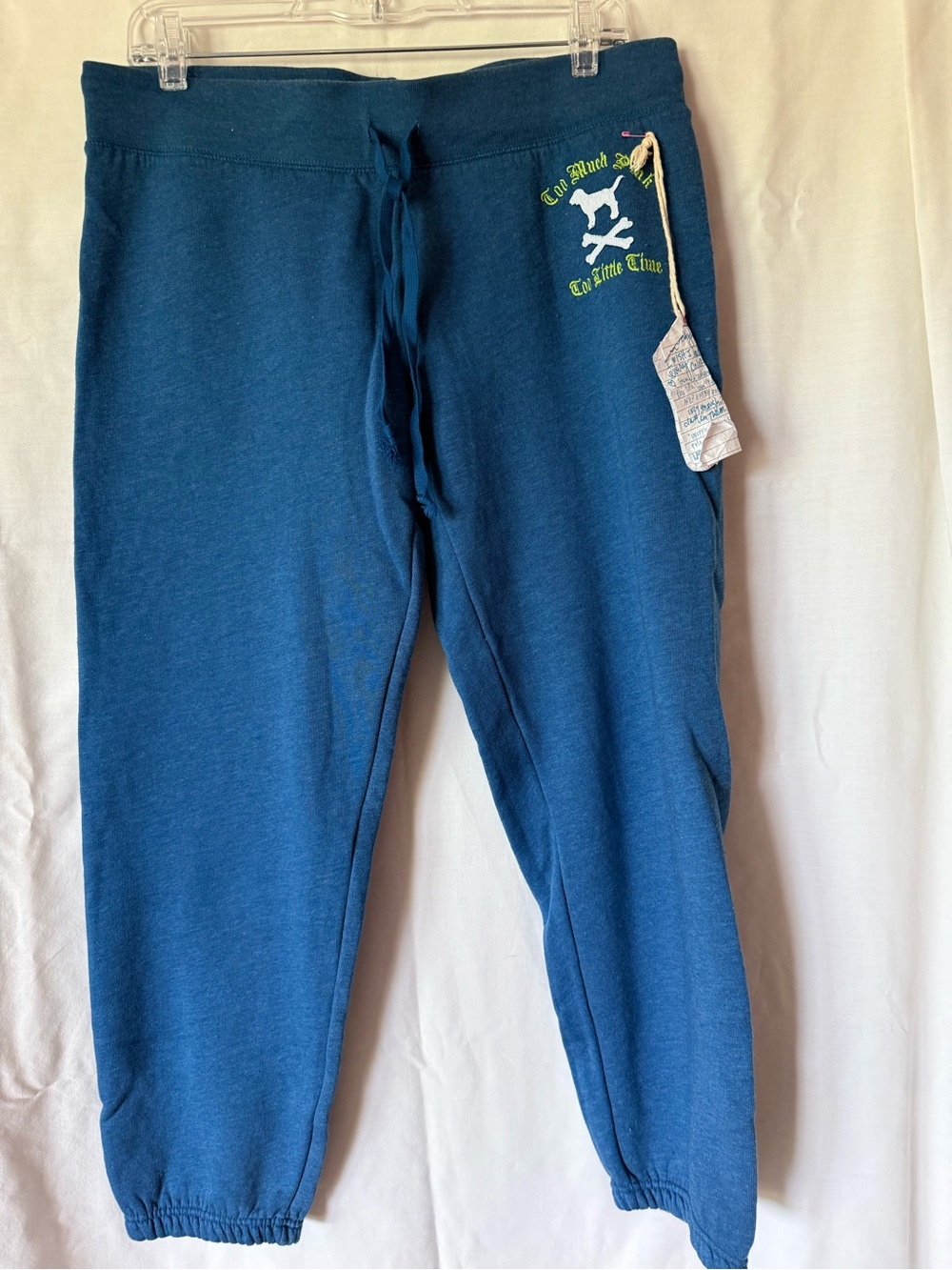 NWT Vintage 2006 VS PINK Too Much Pink Sweatpants M